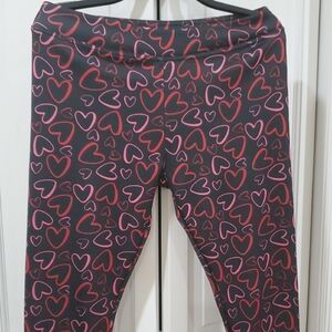 Heart Patterned Women Leggings